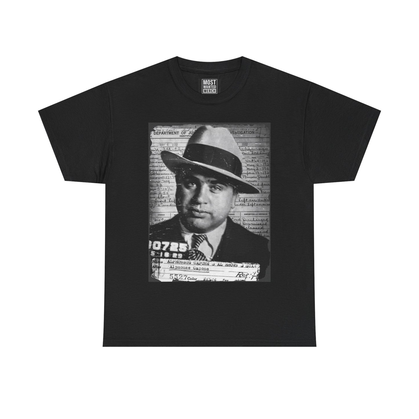 🩸Al Capone Mugshot T-Shirt - Most Wanted🩸
