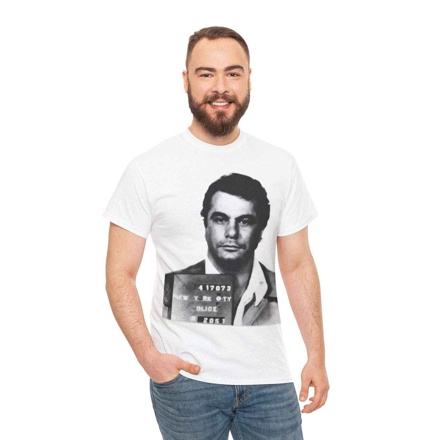 💀John Gotti 1972 Mugshot T-Shirt - Most Wanted💀