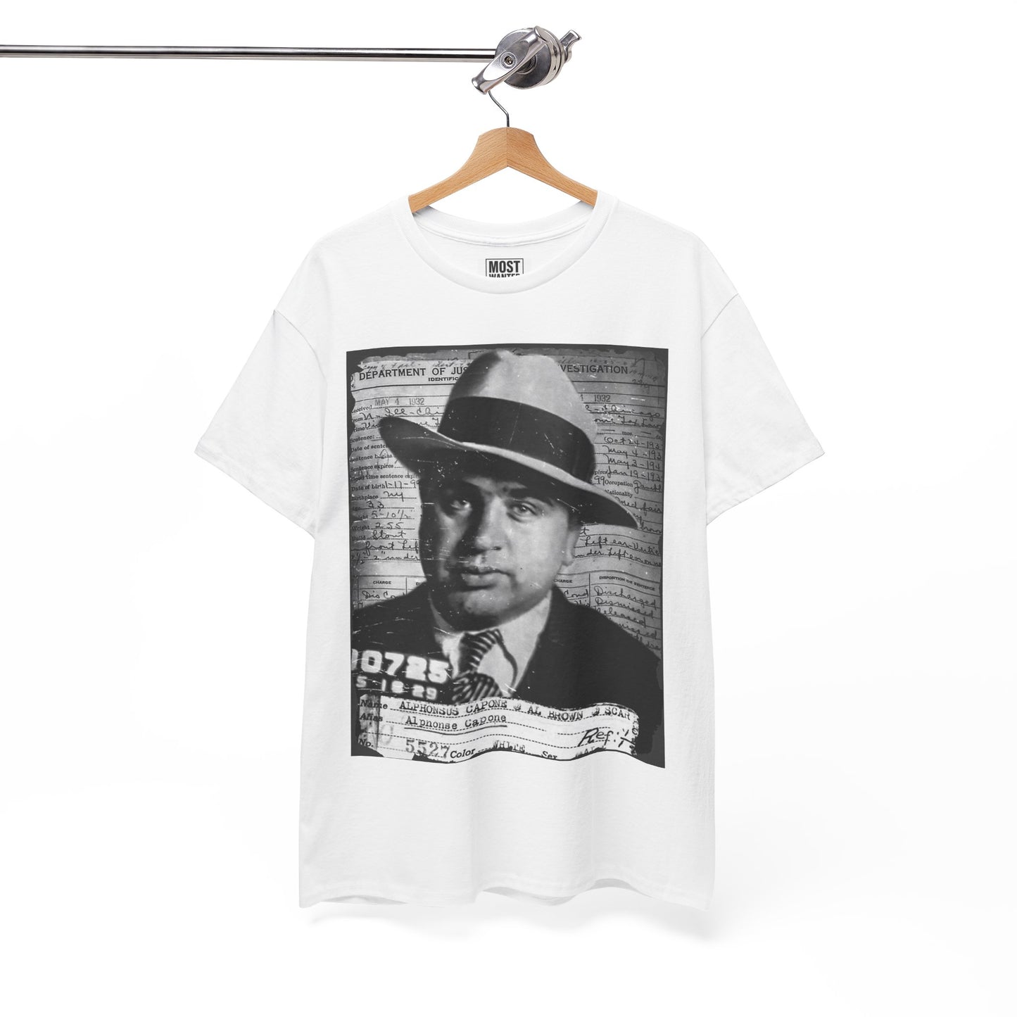 🩸Al Capone Mugshot T-Shirt - Most Wanted🩸