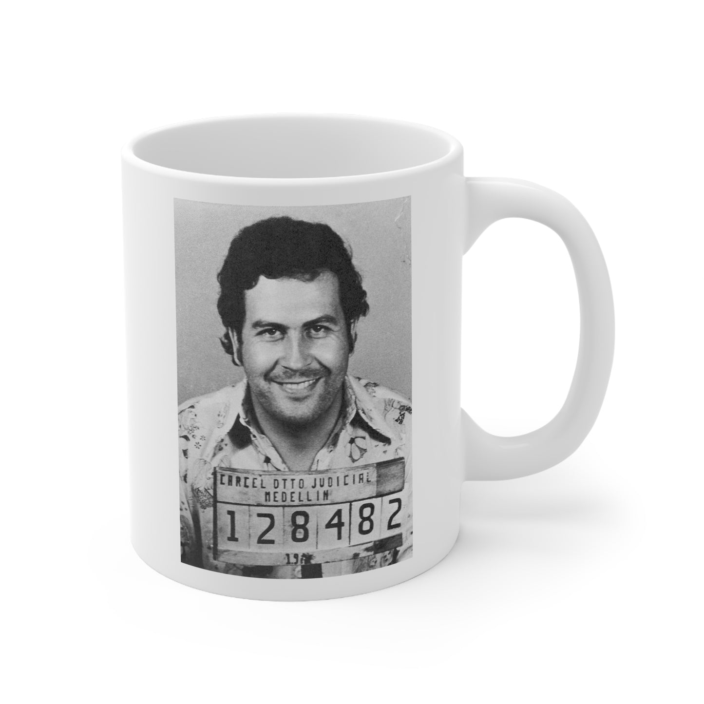☕Pablo Escobar Mugshot Mug – Most Wanted