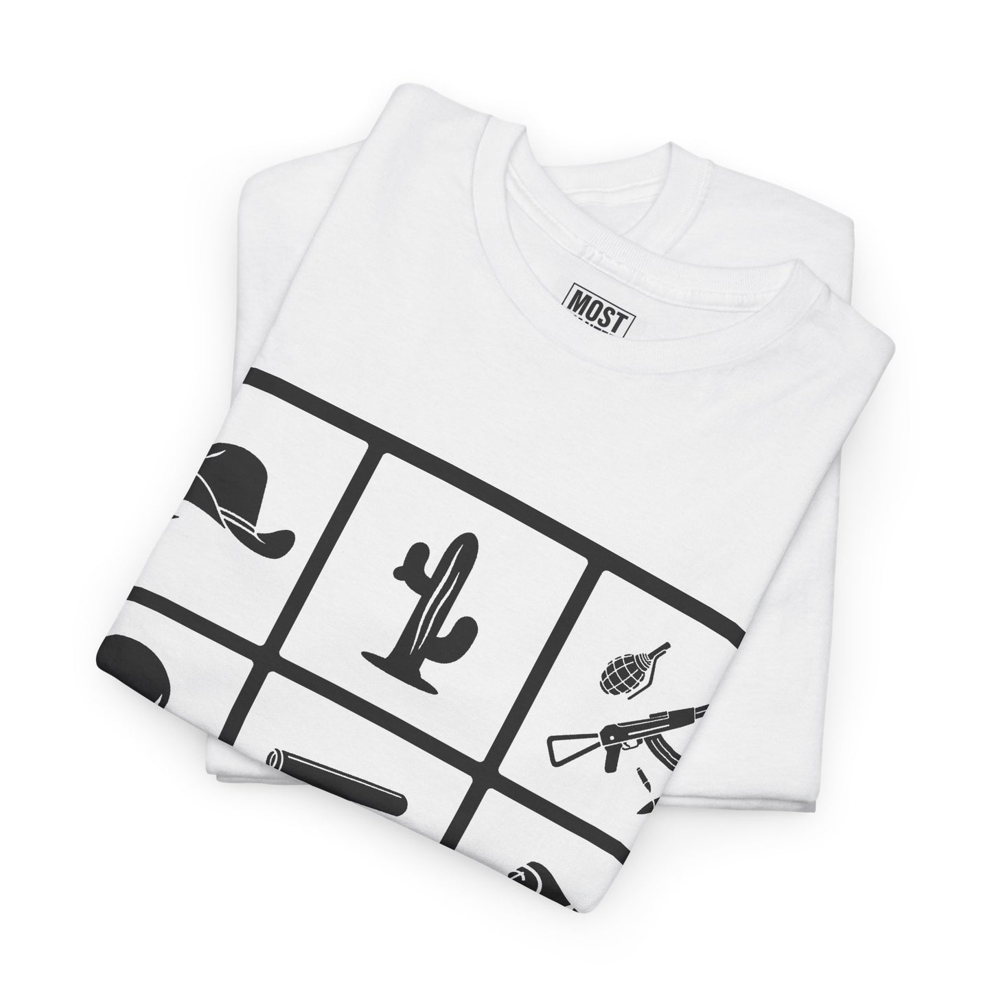π₯ Cartel Couture "Narco Grid" T-Shirt - Most Wanted π₯