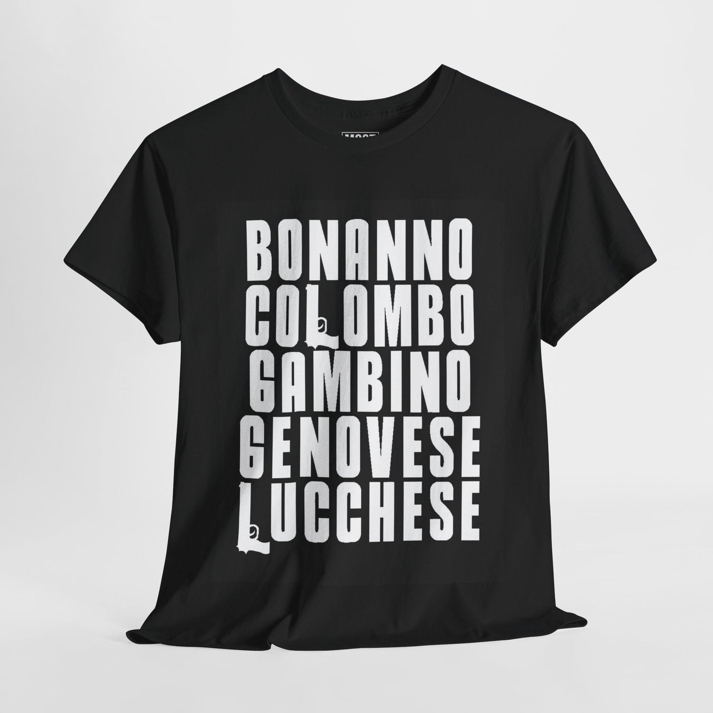 🖤 “The Five Families” Mafia T-Shirt | Most Wanted Merch 🖤
