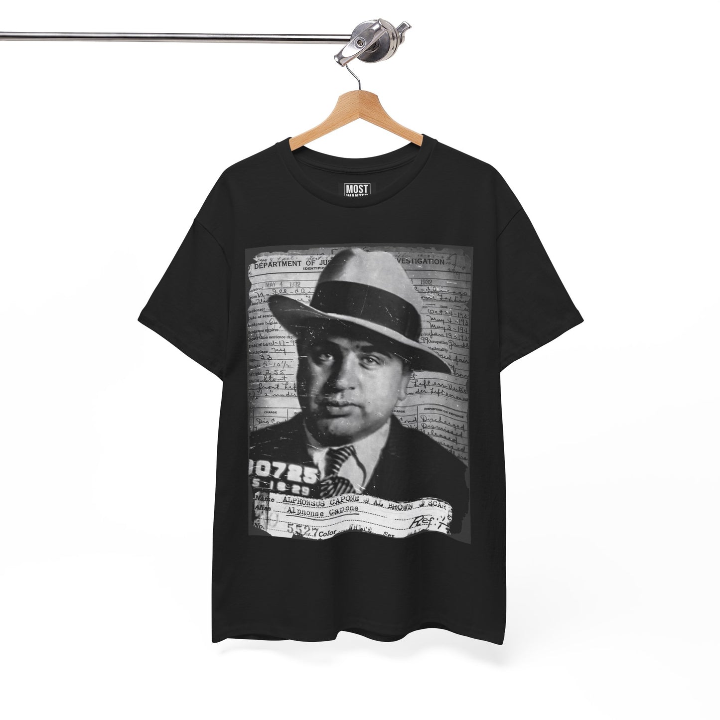 🩸Al Capone Mugshot T-Shirt - Most Wanted🩸
