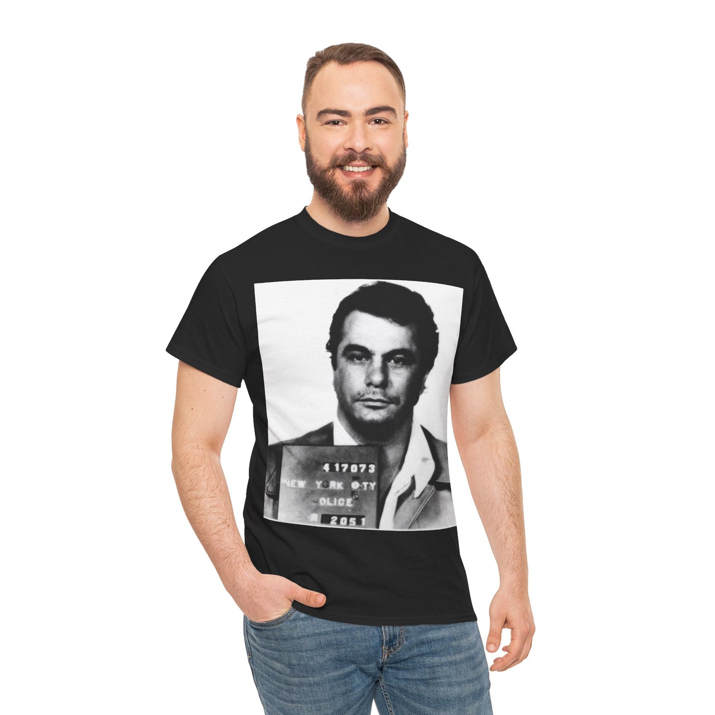 💀John Gotti 1972 Mugshot T-Shirt - Most Wanted💀