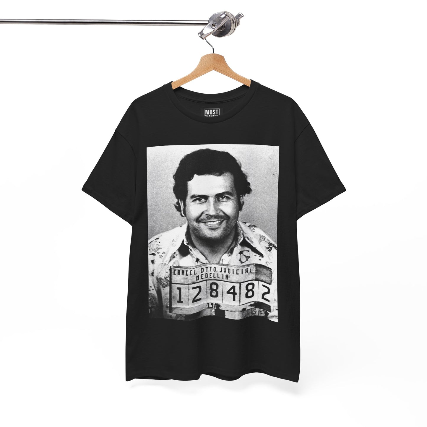😤Pablo Escobar 1977 Mugshot Tee - Most Wanted😤