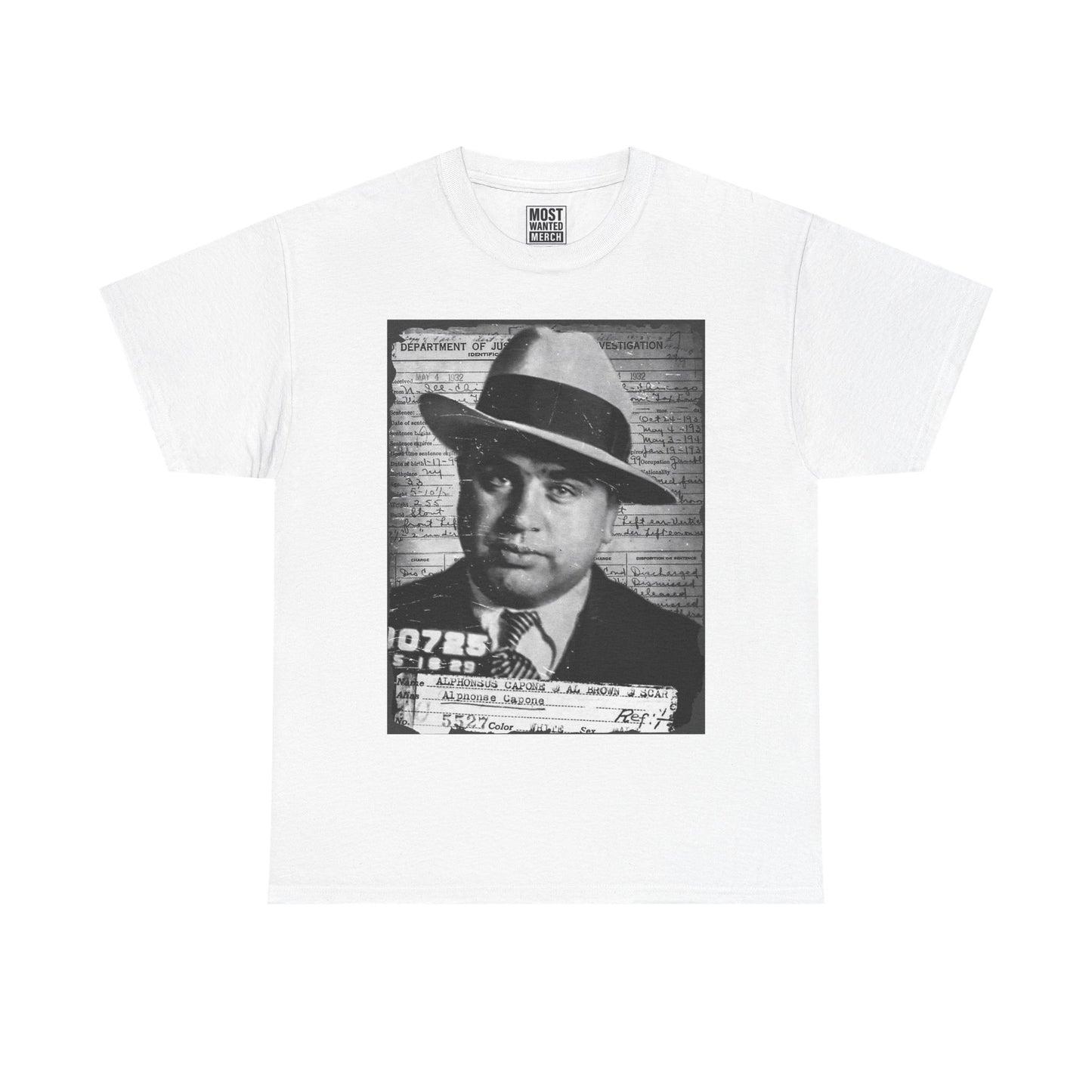 🩸Al Capone Mugshot T-Shirt - Most Wanted🩸
