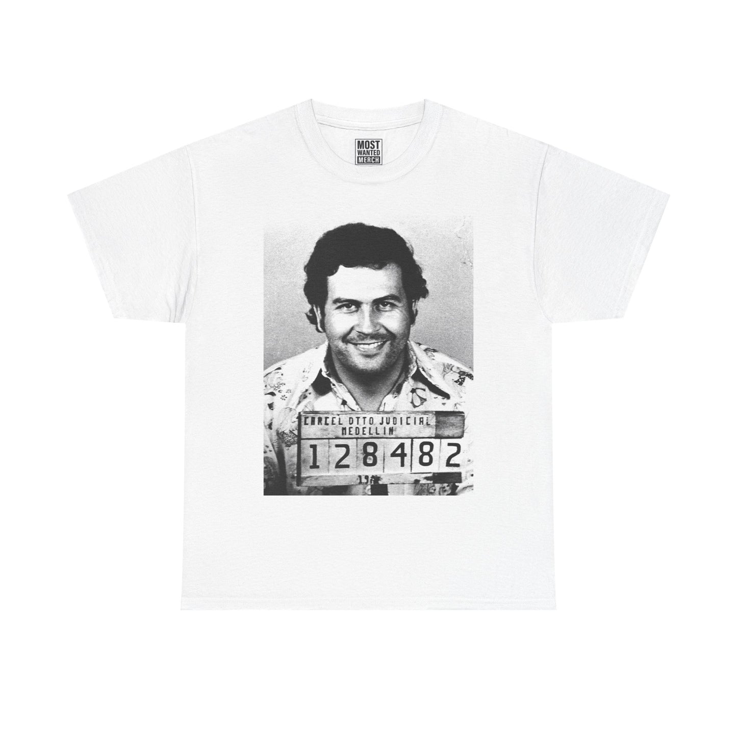 😤Pablo Escobar 1977 Mugshot Tee - Most Wanted😤