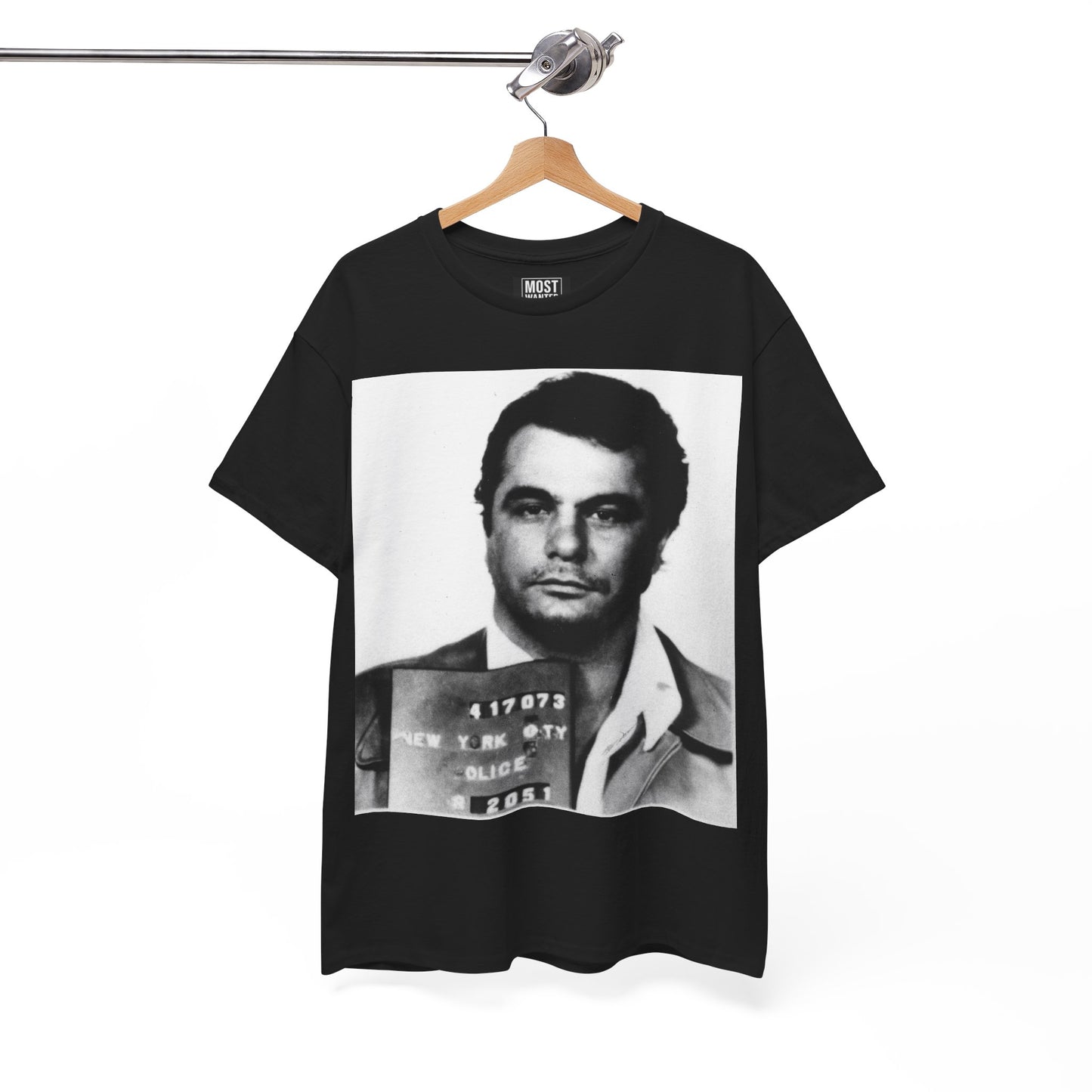 💀John Gotti 1972 Mugshot T-Shirt - Most Wanted💀
